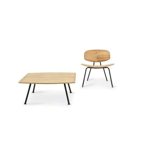 Masuta de cafea Ethimo colectia Agave collection, patrata, 65x65 cm